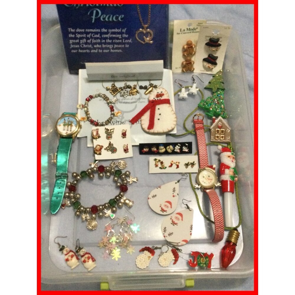 Xmas Jewelery Lot 2,26 pc